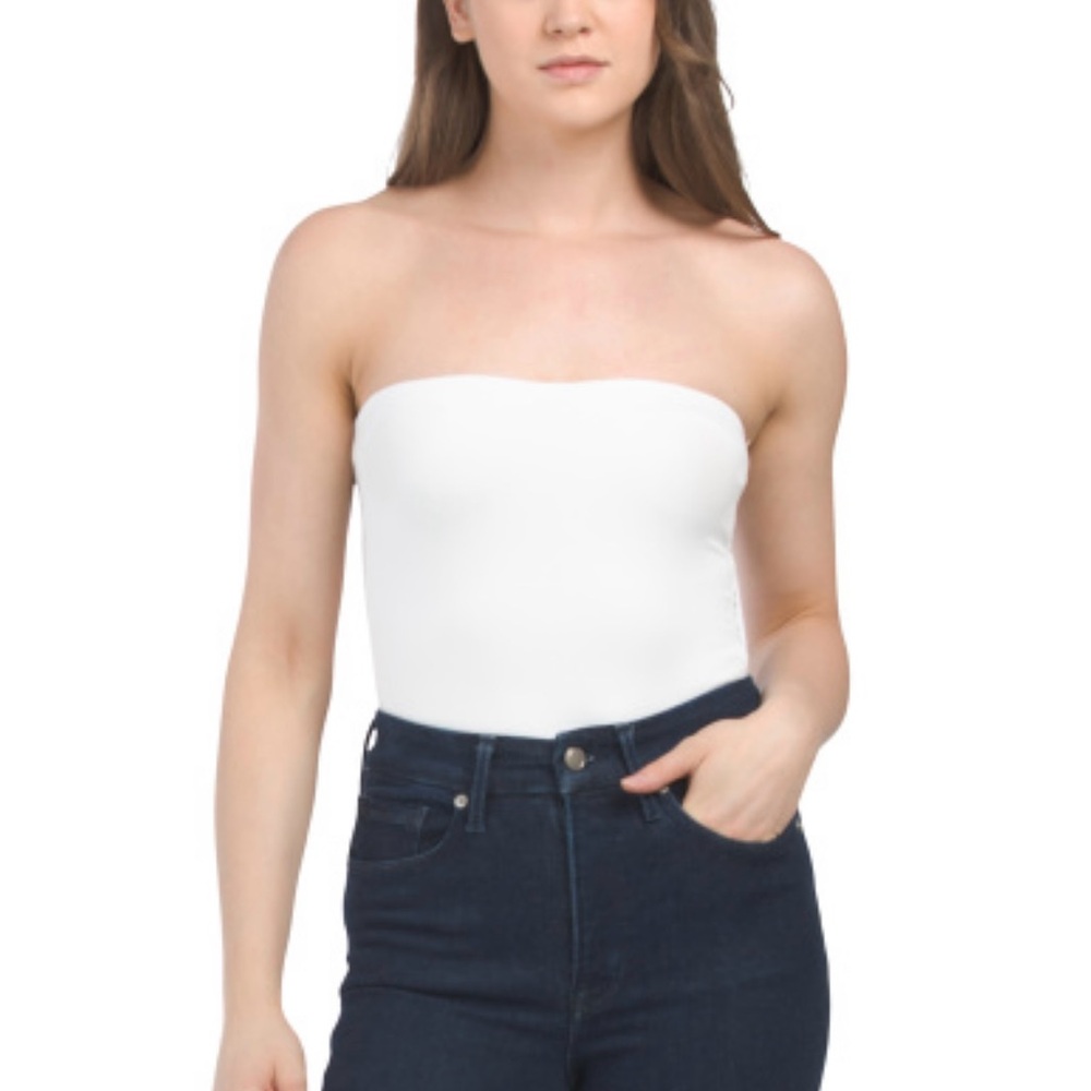 Strapless double lined bodysuit.